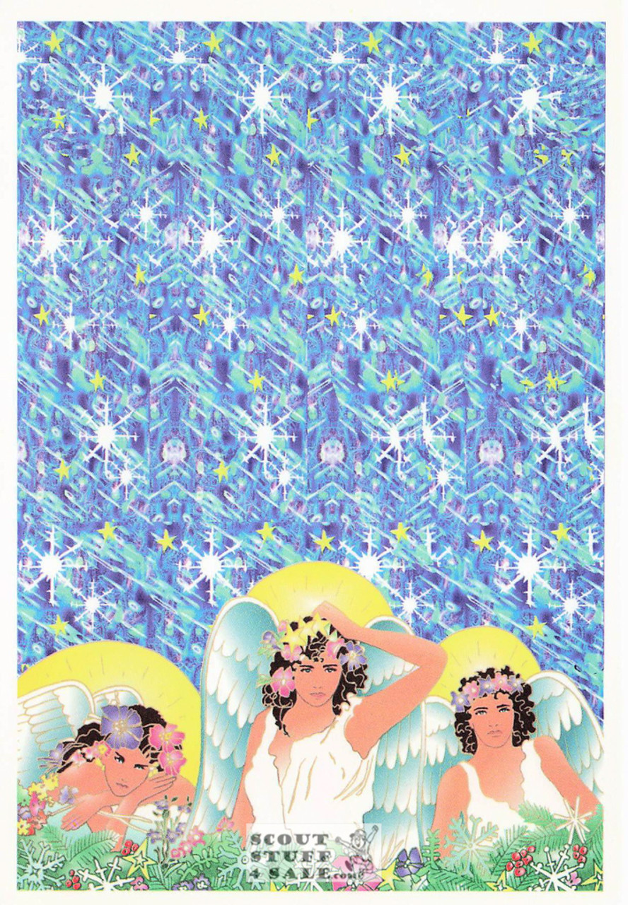 Angels - Magic Eye 3D Optical Illusion Postcard, Classico San Francisco #512-212