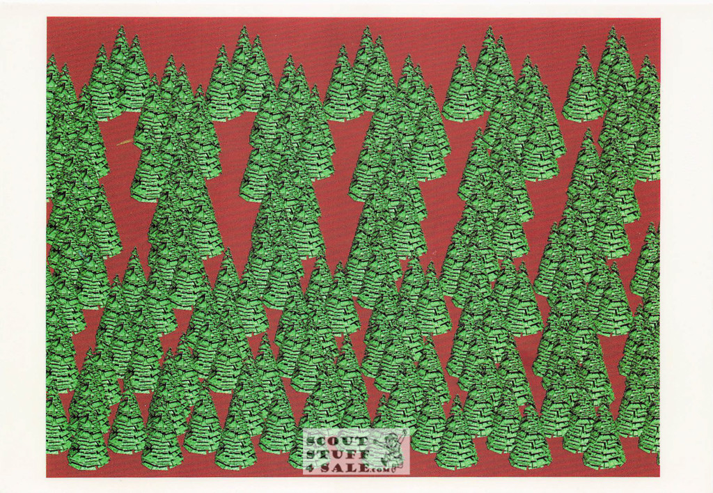Trees - Magic Eye 3D Optical Illusion Postcard, Classico San Francisco #512-222