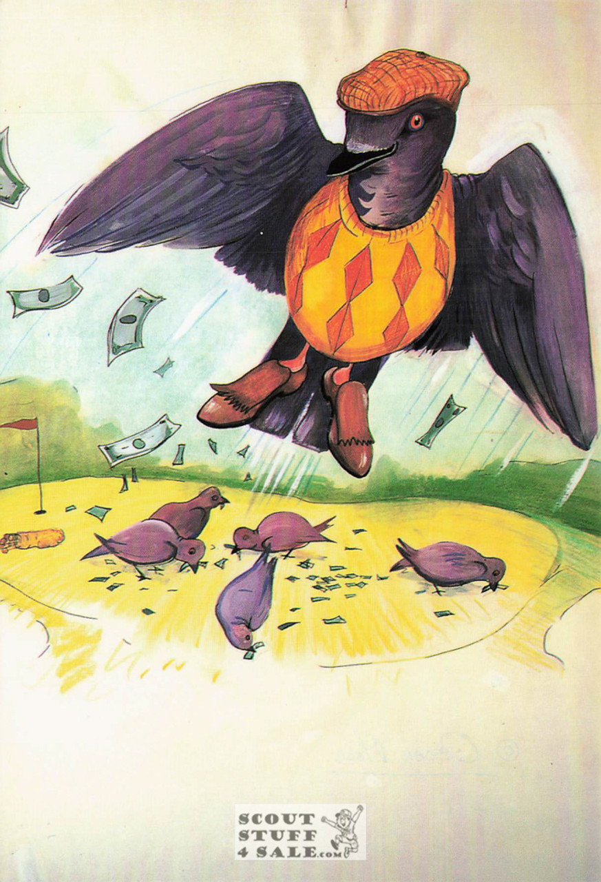 Golfing Birds Postcard. Golfing Bird Enterprises, Classico San Francisco #530-002