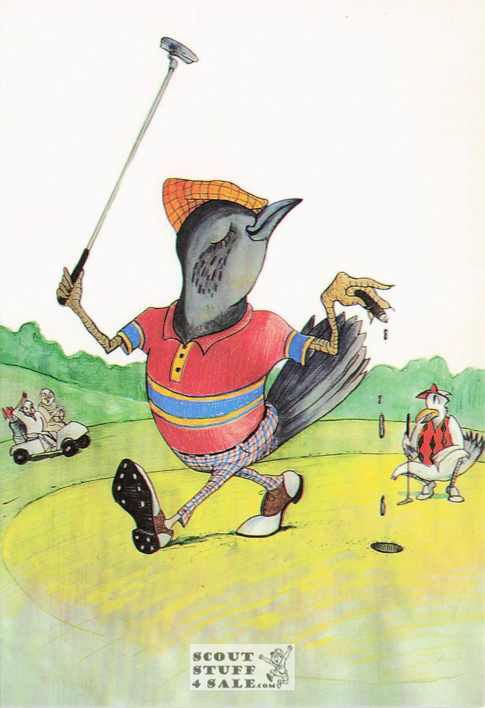 Golfing Birds Postcard. Golfing Bird Enterprises, Classico San Francisco #530-010