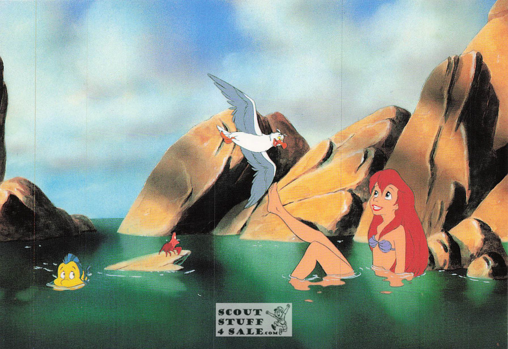 The Little Mermaid Postcard, Walt Disney Pictures, Classico San Francisco #535-012