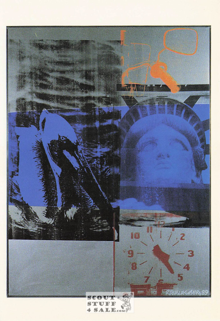 Untitled by Robert Rauschenberg Art Postcard, Classico San Francisco #540-010