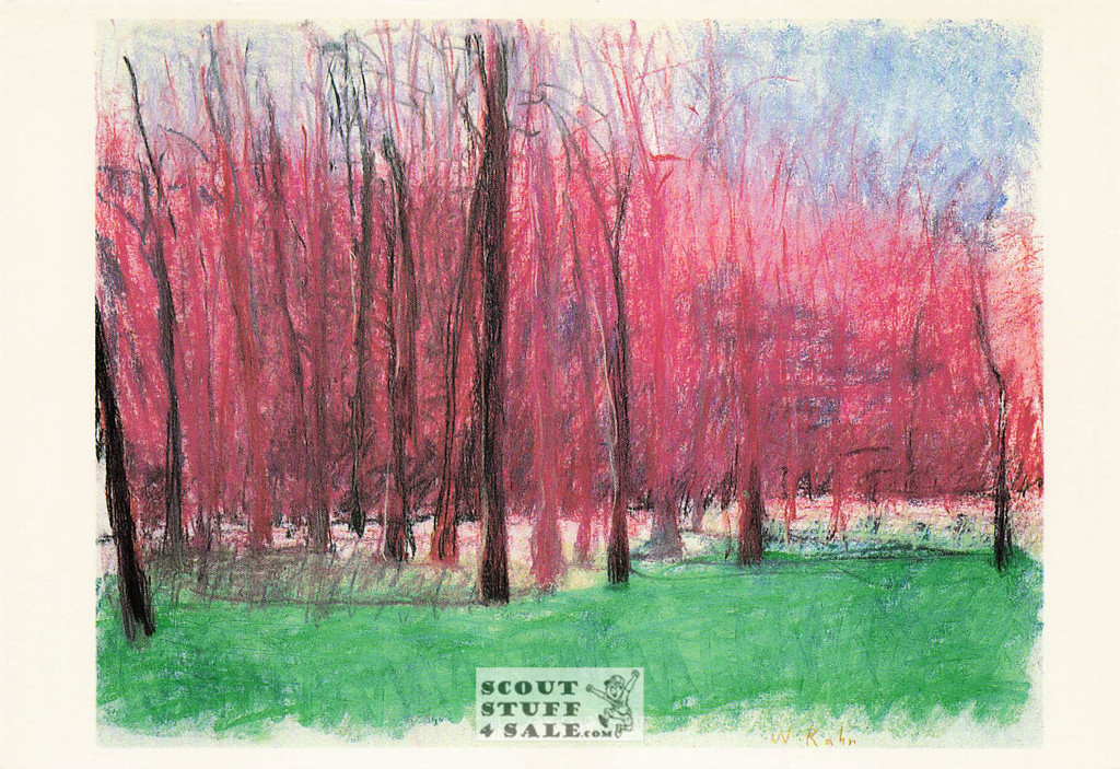 In Pink Haze by Wolf Kahn Art Postcard, Classico San Francisco #540-012