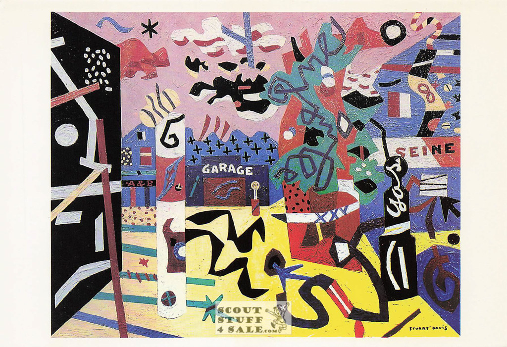 Report from Rockport by Stuart Davis Art Postcard, Classico San Francisco #540-025