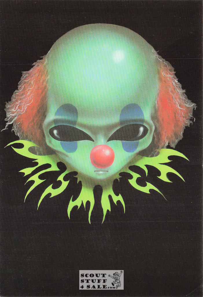 Clown Alien by Richard Biffle Art Postcard, Classico San Francisco #540-078