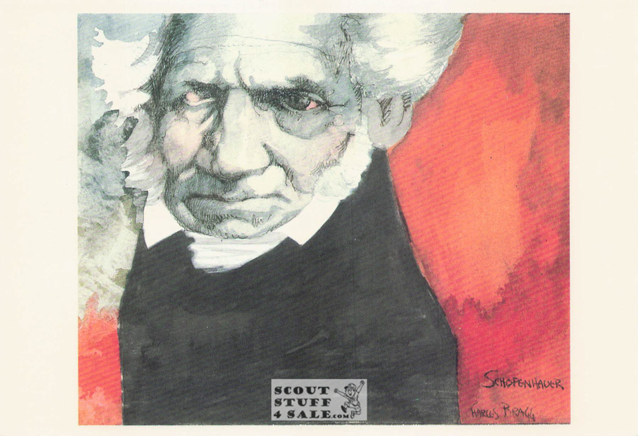 Schoprnhauer by Charles Bragg Art Postcard, Classico San Francisco #542-005