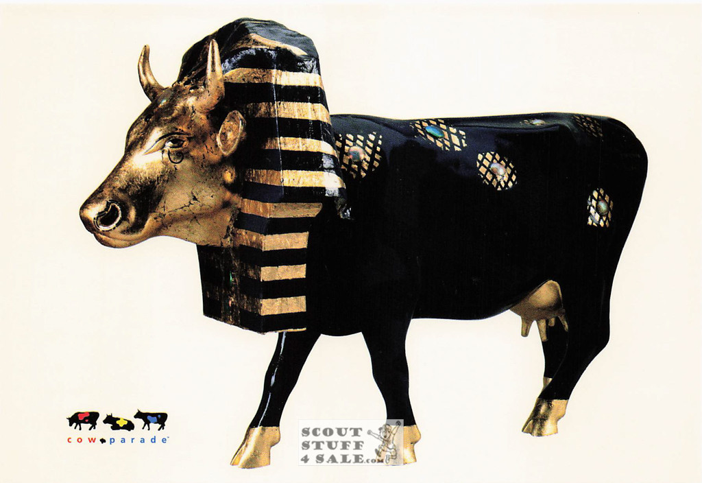 Tutancowmon Postcard, Cow Parade, Classico SF #543-009