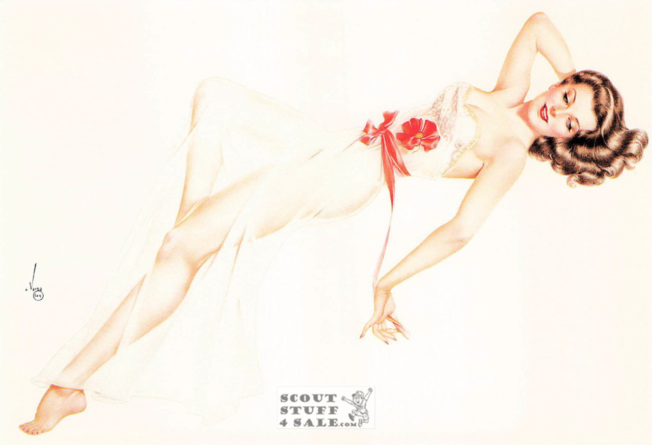 Alberto Vargas "Vargas Girl" Art Postcard, Classico San Francisco #545-019