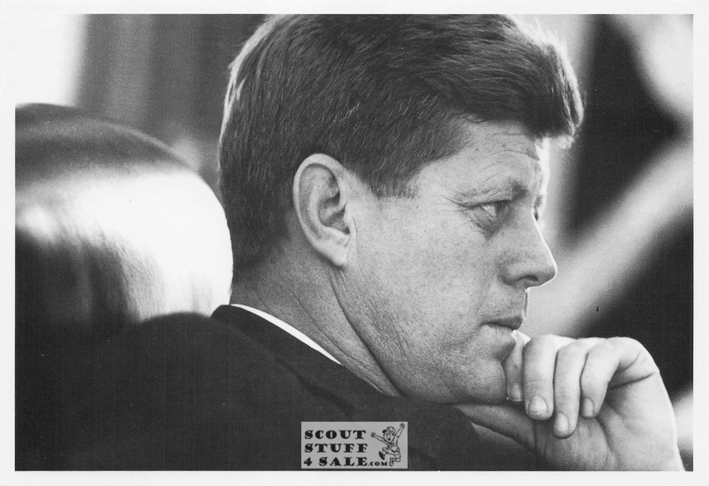 President John F. Kennedy in 1961 Postcard, Classico San Francisco #548-021