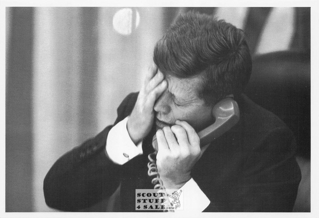 President John F. Kennedy in 1961 Postcard, Classico San Francisco #548-022