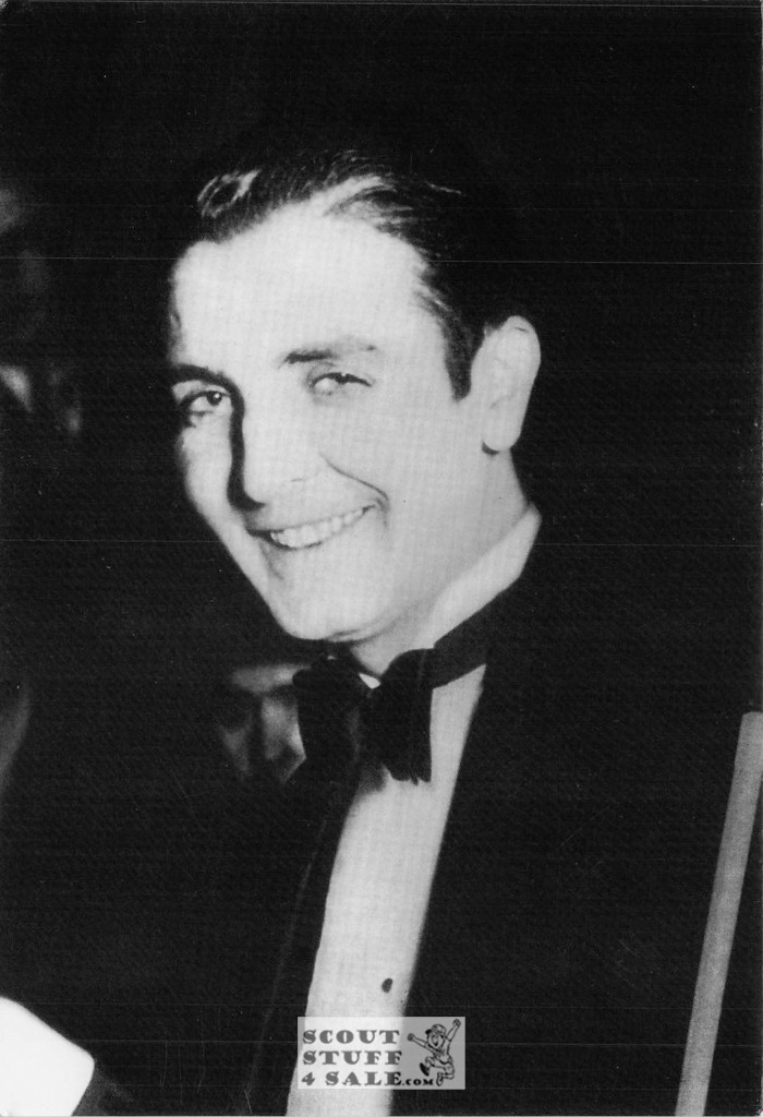 Ralph Greenleaf Shooting Pool Postcard, 15 time World Champ, Classico #552-009