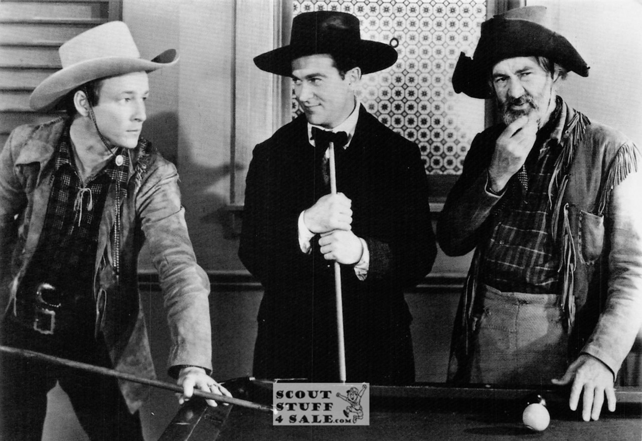 Roy Rogers Shooting Pool Postcard, Classico San Francisco #552-014