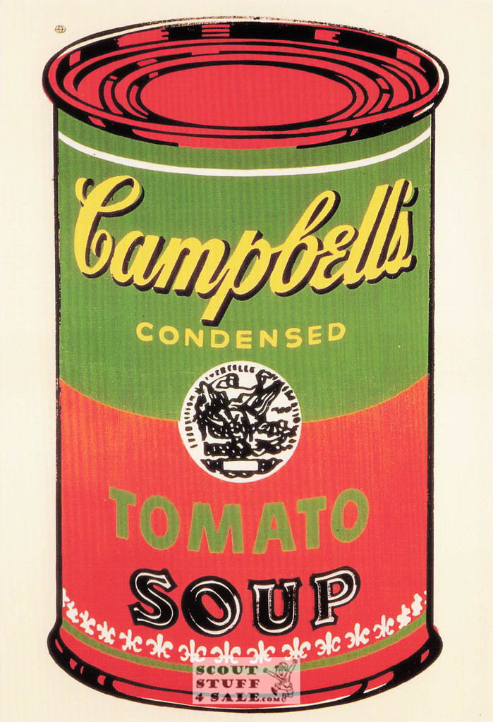 Campbell's Soup Can Painting Postcard, Andy Warhol, Classico SF #567-027