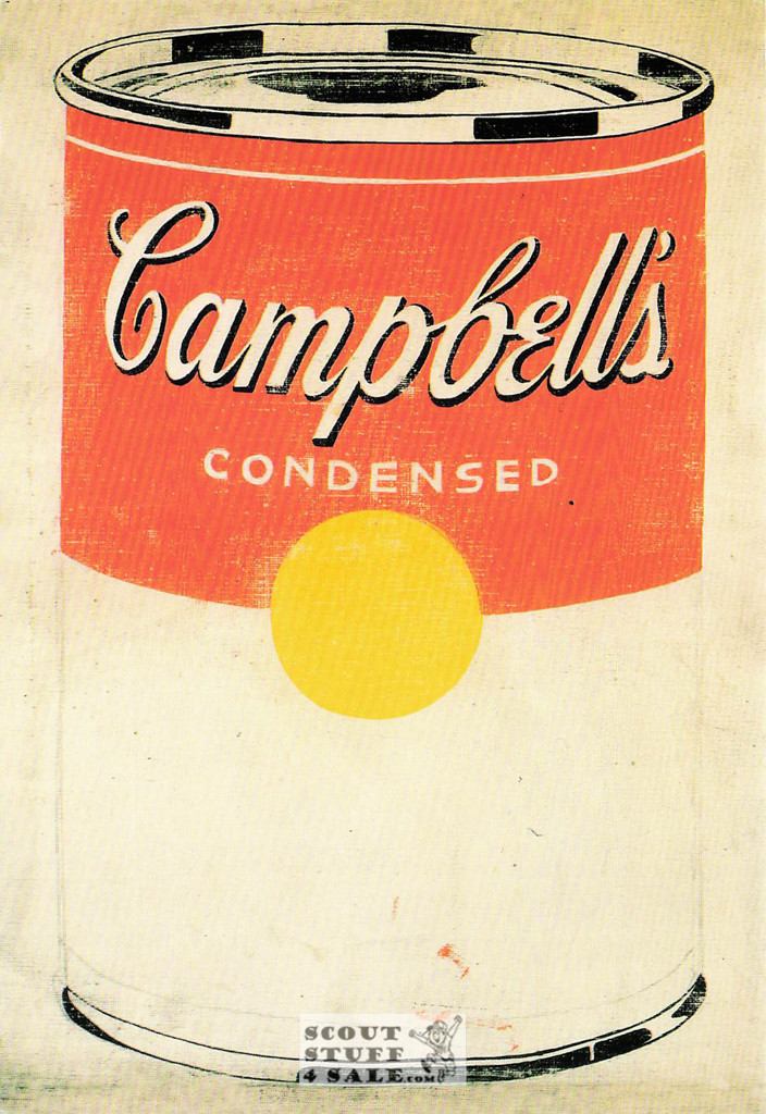 Campbell's Soup Can Painting Postcard, Andy Warhol, Classico SF #567-030