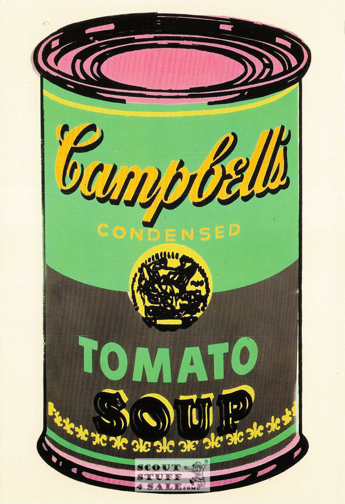 Campbell's Soup Can Painting Postcard, Andy Warhol, Classico SF #567-031