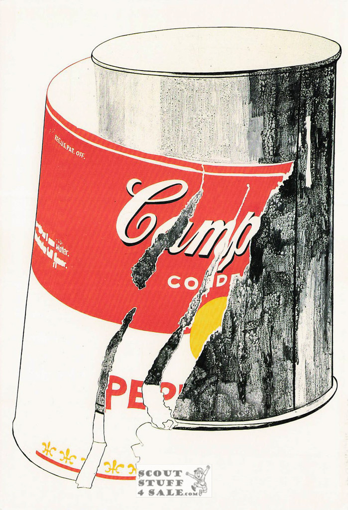 Campbell's Soup Can Painting Postcard, Andy Warhol, Classico SF #567-053