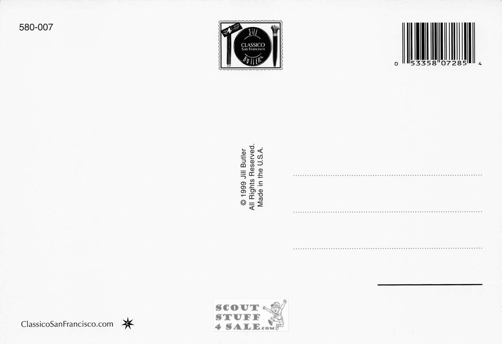 Colorful French Food and Household Related Postcard, Classico SF #580-007