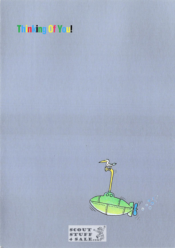 Thinking of You, Sunny Silver Cartoon Postcard, Classico San Francisco #590-025