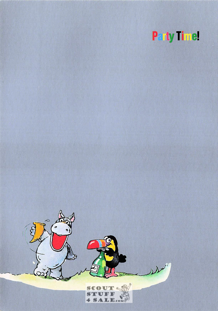 Party Time, Sunny Silver Cartoon Postcard, Classico San Francisco #590-028