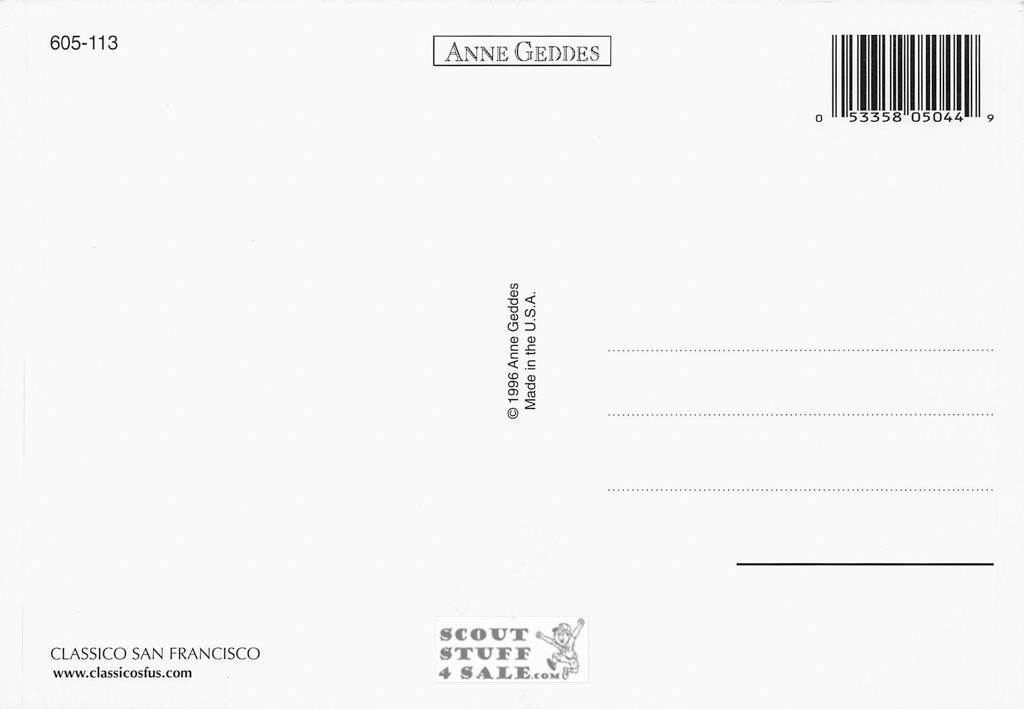 Anne Geddes Photography Postcard by Classico San Francisco #605-113