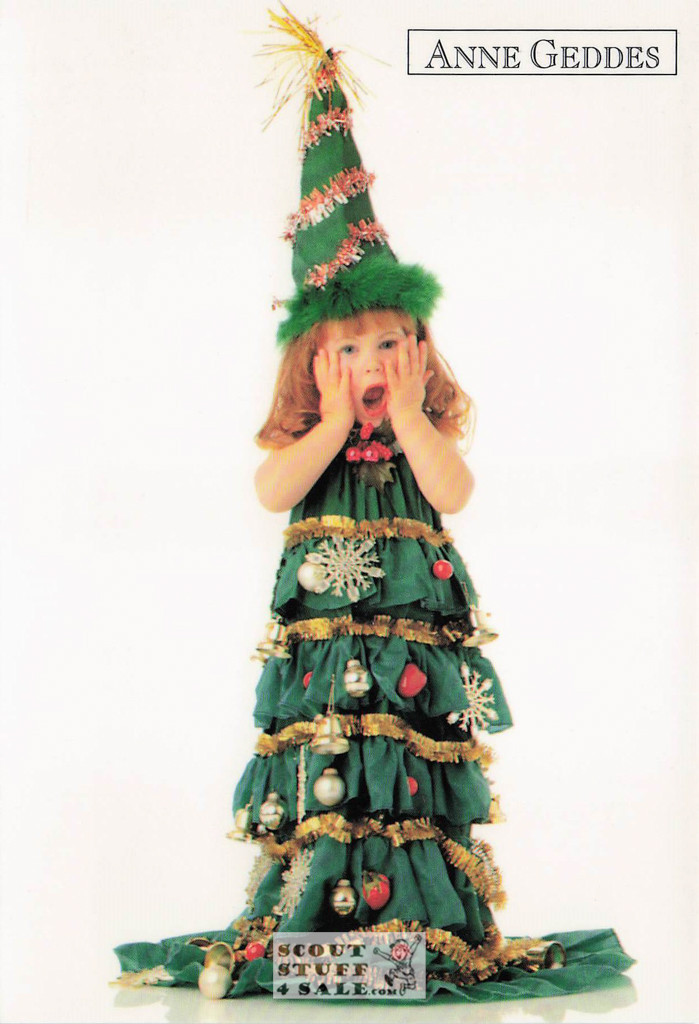 Anne Geddes Photography Christmas Postcard by Classico San Francisco #605-509v2