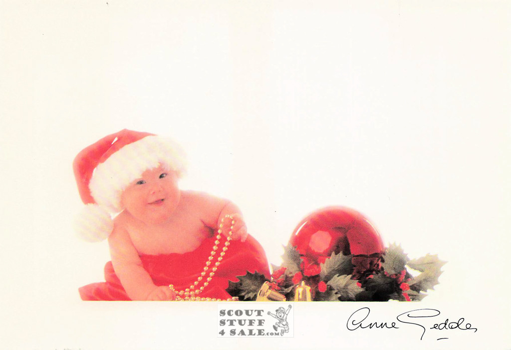 Anne Geddes Photography Christmas Postcard by Classico San Francisco #605-520v1