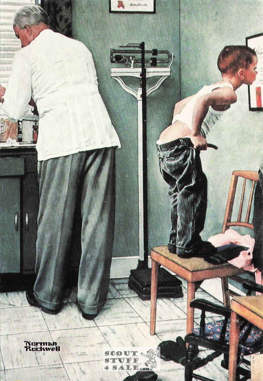 BEFORE THE SHOT, Norman Rockwell Artwork Postcard, Classico SF #611-232