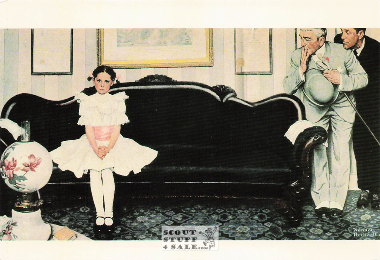 ALL DOLLED UP, Norman Rockwell Artwork Postcard, Classico SF #611-239