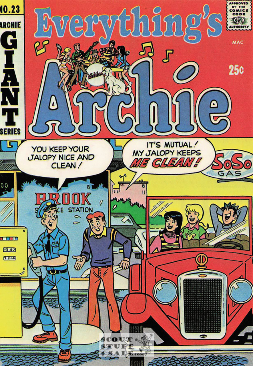 Everything's Archie Comic Book Cover Postcard, Classico SF #631-026