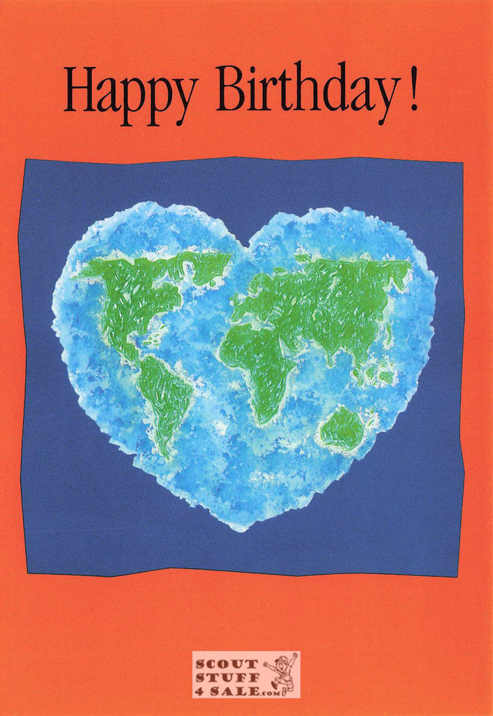 Happy Birthday, Out of the Blue Postcard, Classico San Francisco #640-007