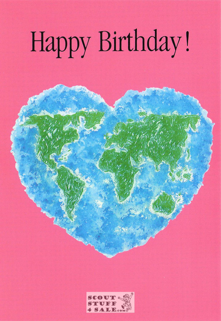 Happy Birthday, Out of the Blue Postcard, Classico San Francisco #640-009