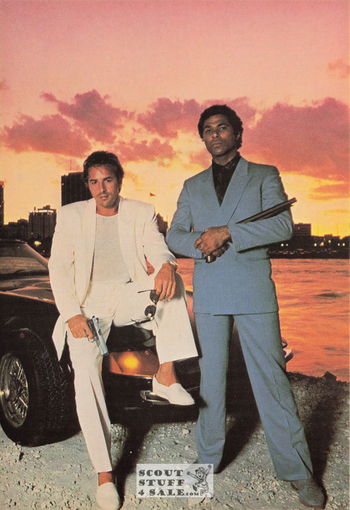 Miami Vice Television Program Postcard, Classico San Francisco #641-006