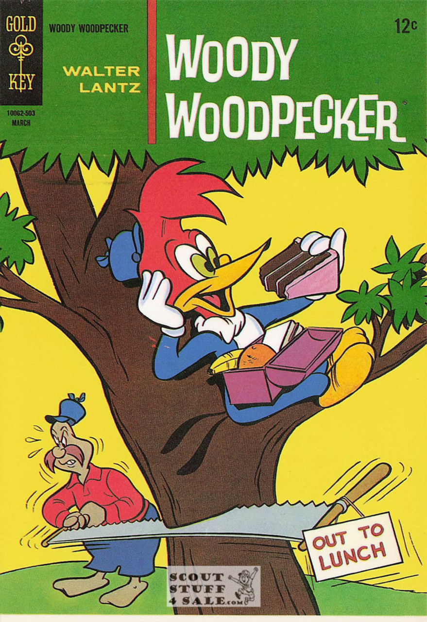 Mar 1965 Woody Woodpecker Comic Book Cover Postcard, Walter Lantz, #643-015