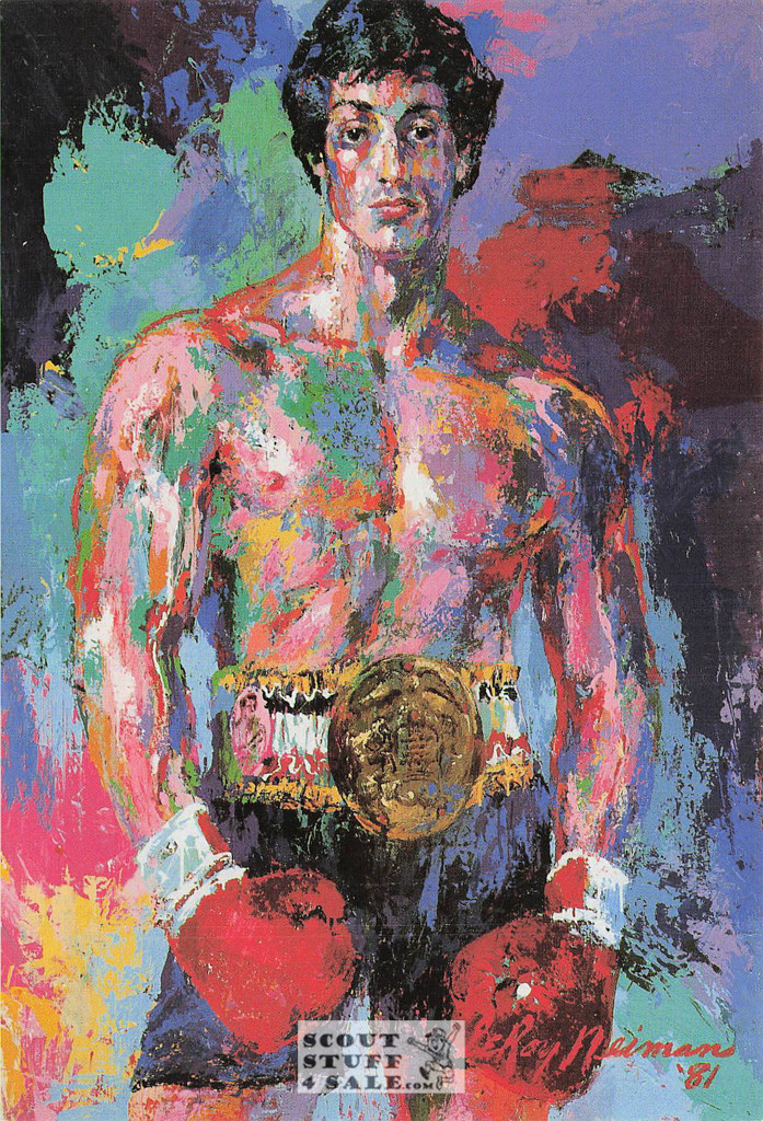 ROCKY, Leroy Neiman Artwork Postcard, Classico San Francisco #651-007