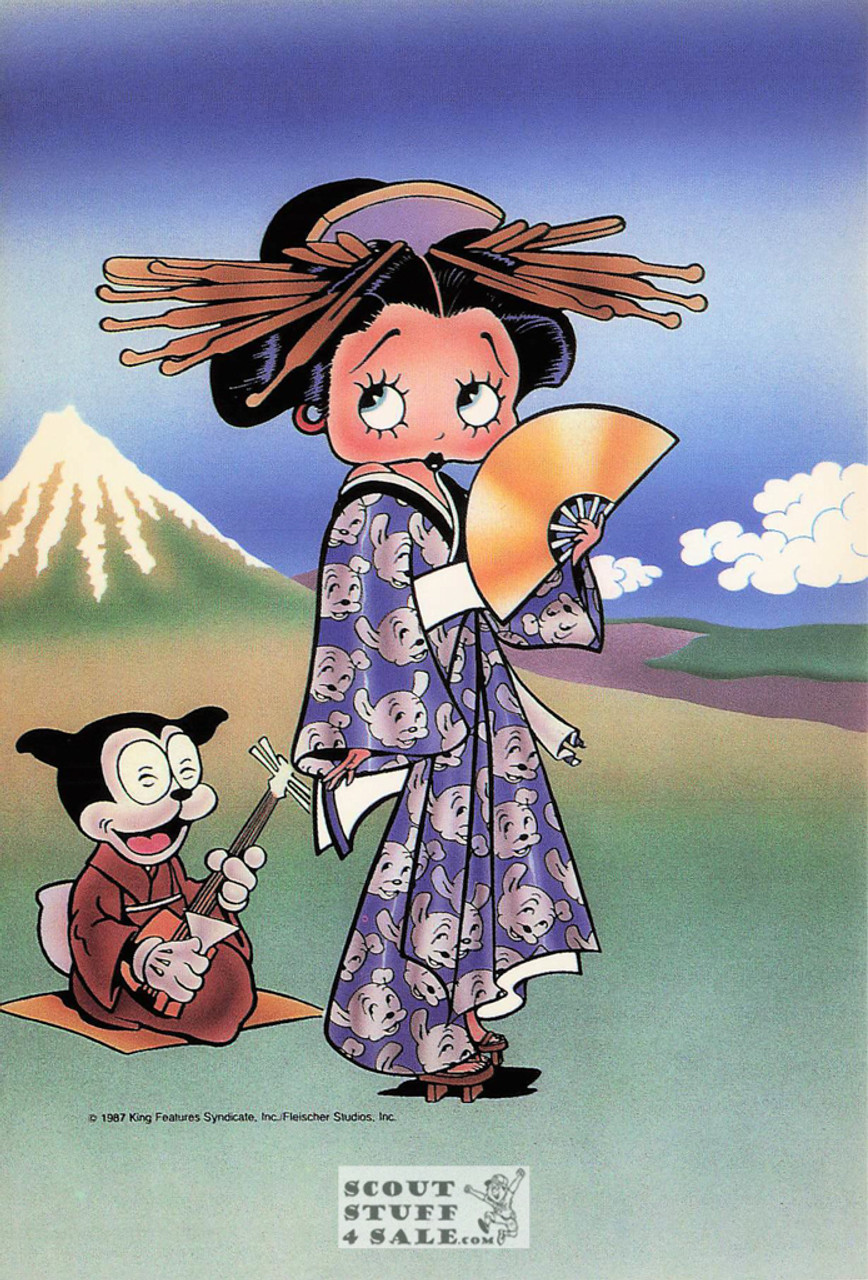 Geisha Boop, Betty Boop Cartoon Postcard, Classico San Francisco #661-018