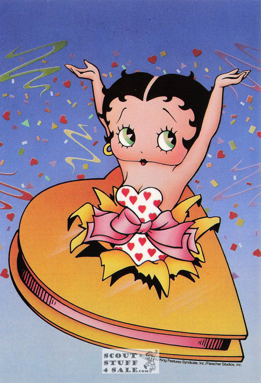 Boop's Surprise, Betty Boop Cartoon Postcard, Classico San Francisco #661-048