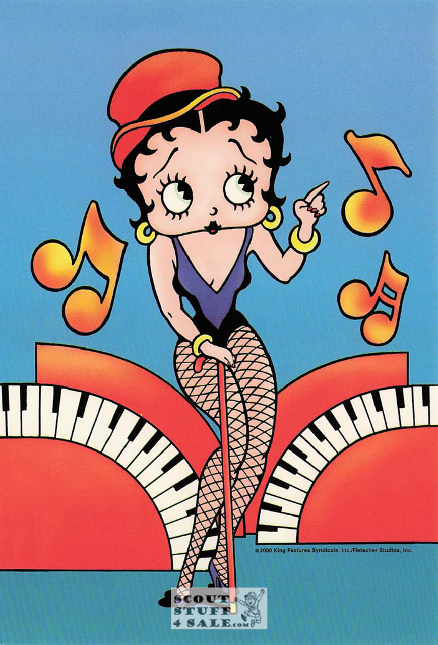 Broadway Boop, Betty Boop Cartoon Postcard, Classico San Francisco #661-085