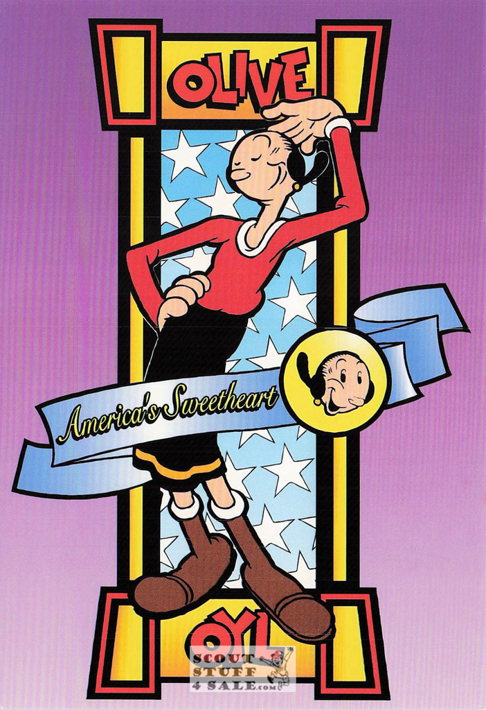 Popeye Cartoon Postcard, Classico San Francisco #663-002
