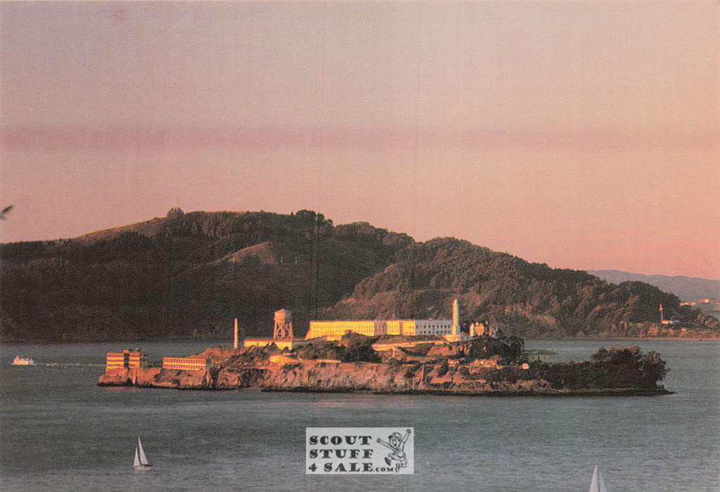 Alcatraz, San Francisco Postcard, Photography Patricia Krisan, #710-017