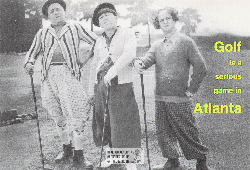 The Three Stooges Atlanta Promotional Postcard, Classico San Francisco #712-033