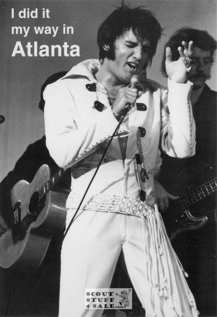 Elvis Presley Atlanta Promotional Postcard, Classico San Francisco #712-039