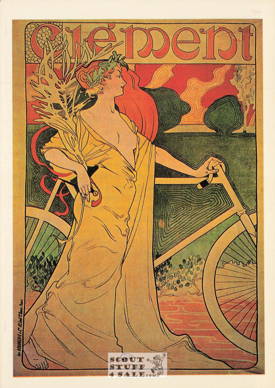 Vintage French Bicycle Advertisement Postcard, Editions Nugeron #B5