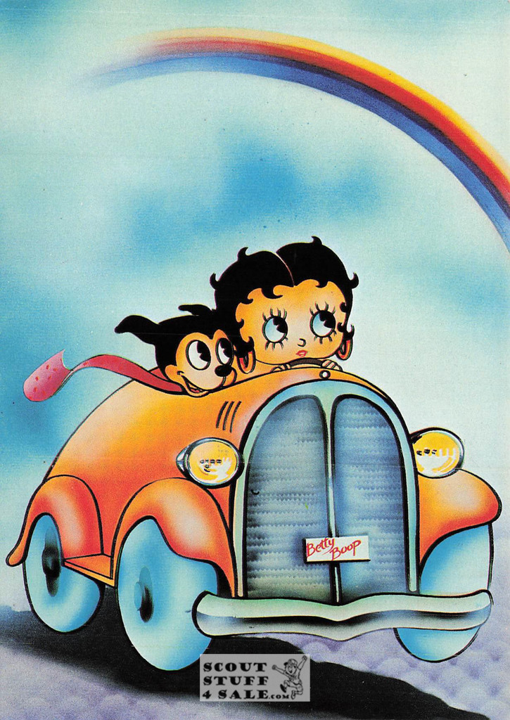 Betty Boop French Comic Postcard, Editions Nugeron #BD40