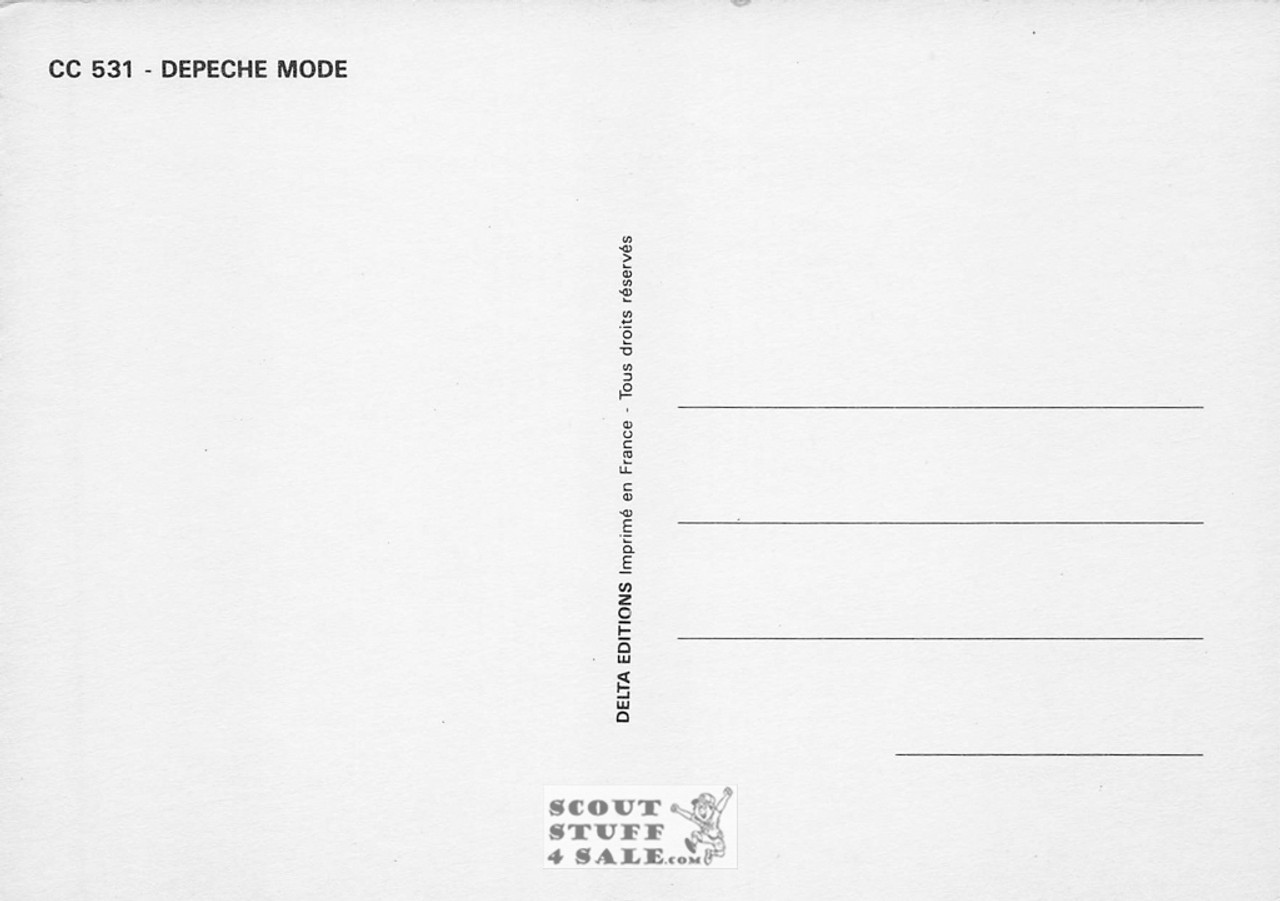 Depeche Mode Band French Postcard, Editions Nugeron #CC531