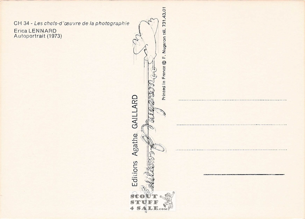 Erica Lennard Photography (1973) French Postcard, Editions Nugeron #CH34