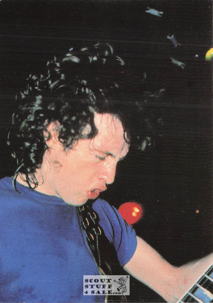 AC DC Band French Postcard, Singers Series, Editions Nugeron #CHANTEURS5