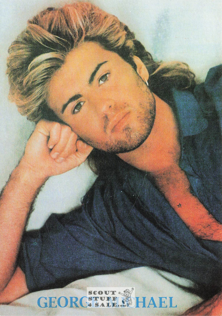 George Michael French Postcard, Singers Series, Editions Nugeron #CHANTEURS143