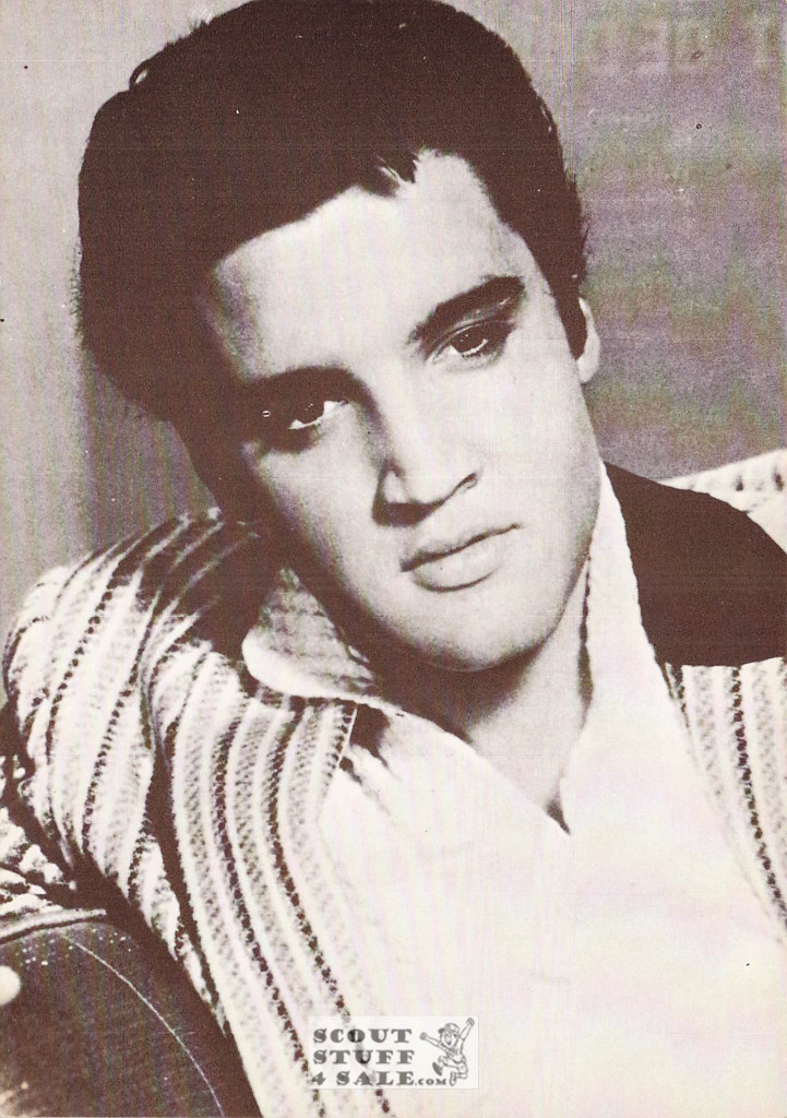 Elvis Presley Black/White French Movie Postcard, Editions Nugeron #CP30