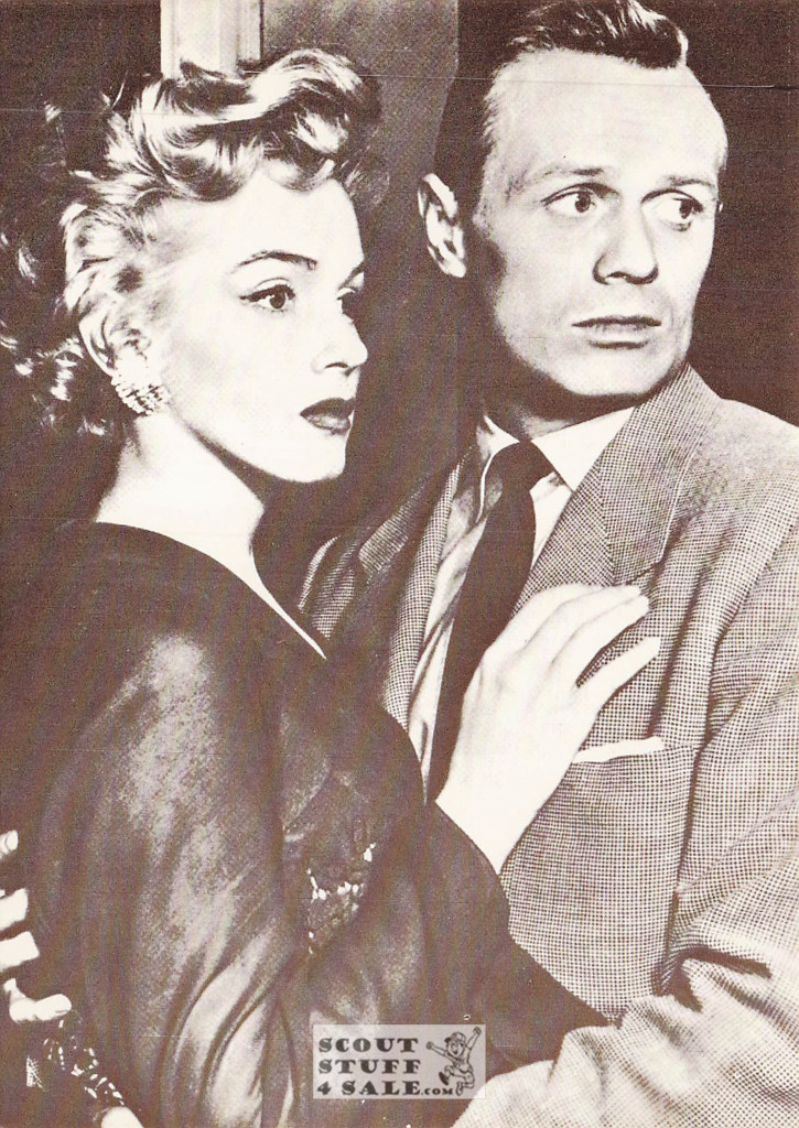 Marilyn Monroe Black/White French Movie Postcard, Editions Nugeron #CP53