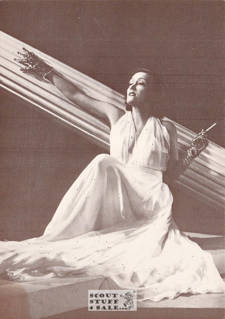 Gloria Swanson Black/White French Movie Postcard, Editions Nugeron #CP79